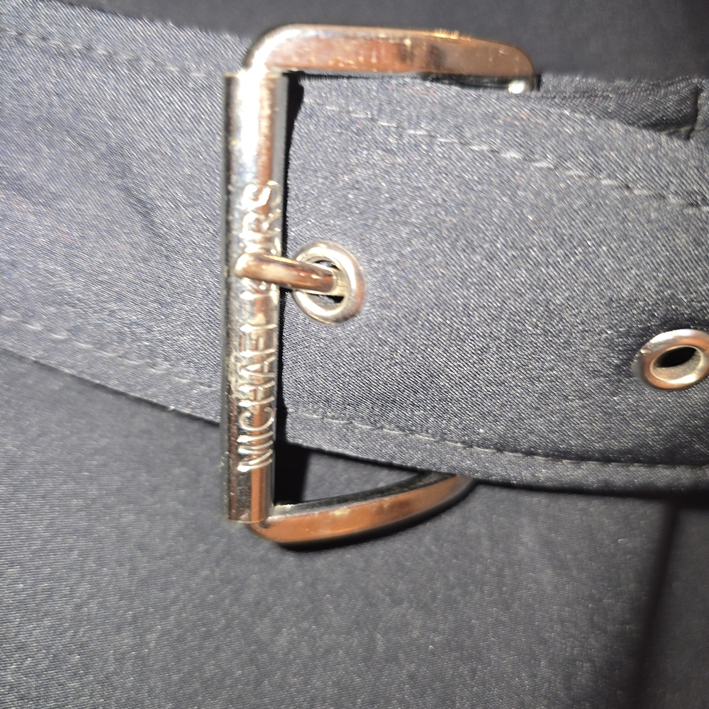 Michael Kors Black Quilted Trench Coat - Picture 6 of 12